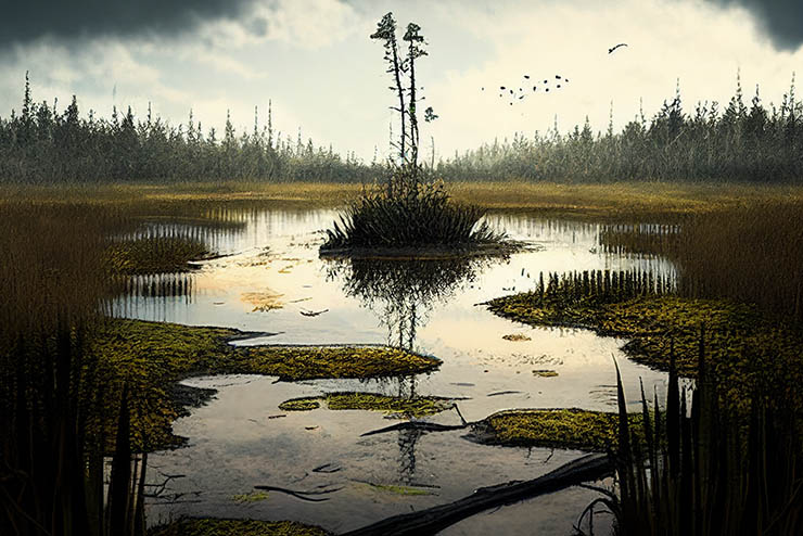 Wetlands and swamps