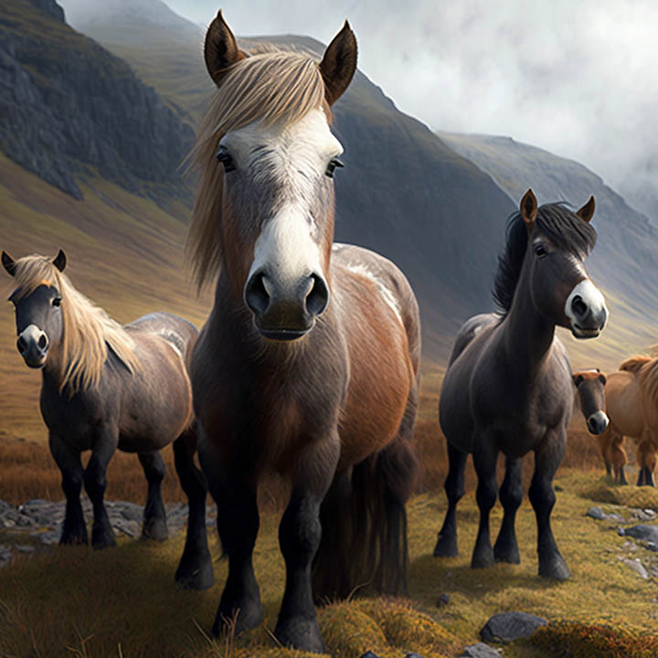 Highlands Ponies