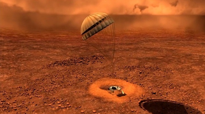 Titan landing