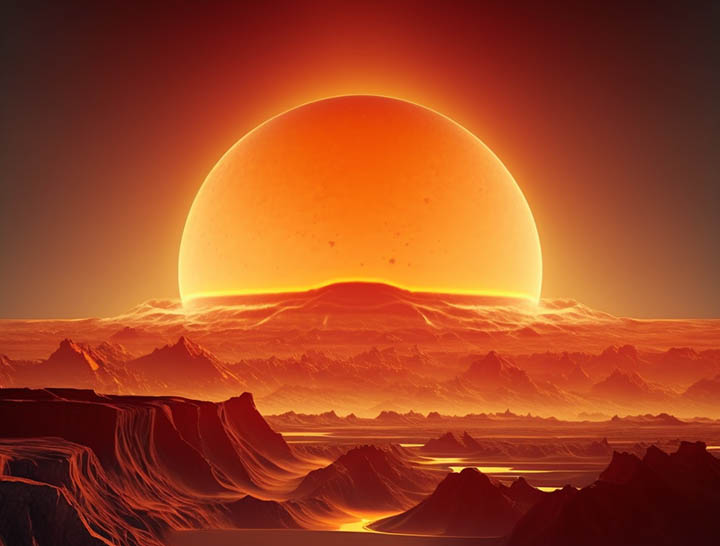 Sunrise on Mercury